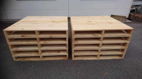 【ニュージーランド松】輸出用パレットサムネイル
